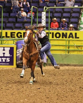 They made it to the College National Finals Rodeo in Casper, Wyoming
